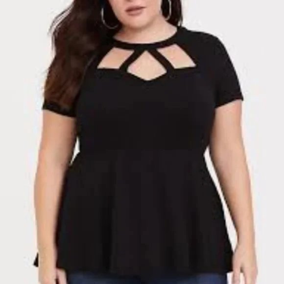 torrid Tops - Torrid Peplum Top
